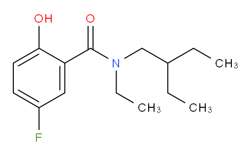N-ethyl-N-(2-ethylbutyl)-5-fluoro-2-hydroxybenzamide