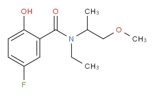 N-ethyl-5-fluoro-2-hydroxy-N-(1-methoxypropan-2-yl)benzamide