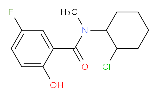 N-(2-chlorocyclohexyl)-5-fluoro-2-hydroxy-N-methylbenzamide