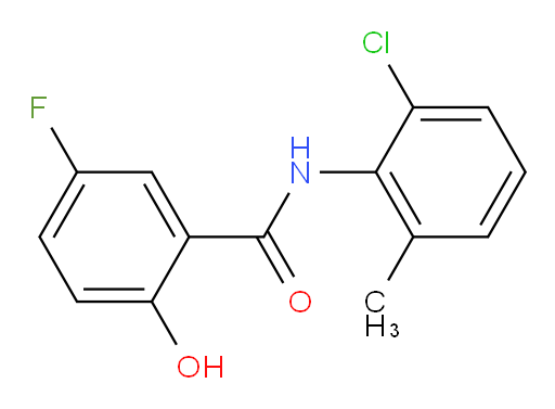 N-(2-chloro-6-methylphenyl)-5-fluoro-2-hydroxybenzamide