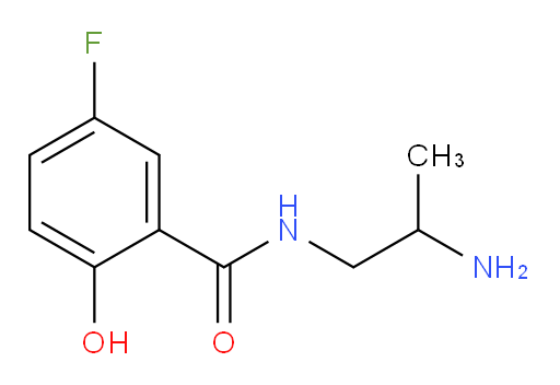N-(2-aminopropyl)-5-fluoro-2-hydroxybenzamide