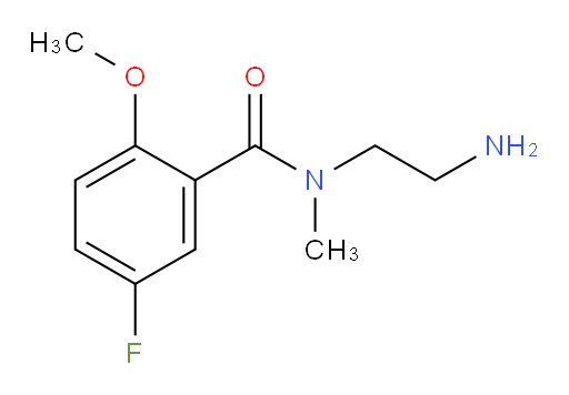 N-(2-aminoethyl)-5-fluoro-2-methoxy-N-methylbenzamide