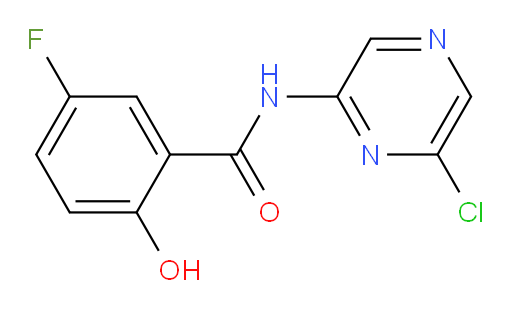 N-(6-chloropyrazin-2-yl)-5-fluoro-2-hydroxybenzamide