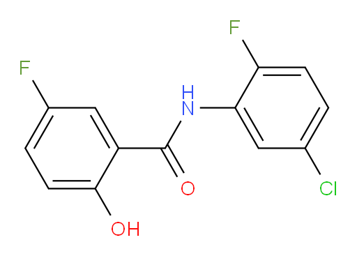 N-(5-chloro-2-fluorophenyl)-5-fluoro-2-hydroxybenzamide
