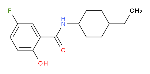 N-(4-ethylcyclohexyl)-5-fluoro-2-hydroxybenzamide