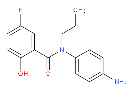 N-(4-aminophenyl)-5-fluoro-2-hydroxy-N-propylbenzamide