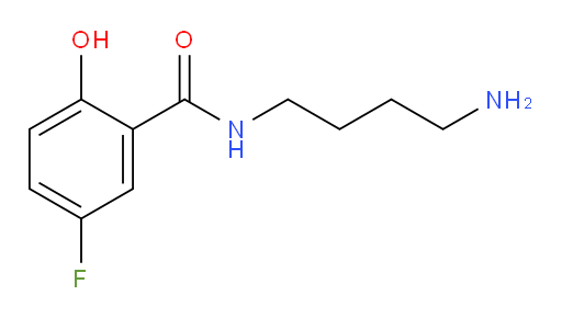 N-(4-aminobutyl)-5-fluoro-2-hydroxybenzamide