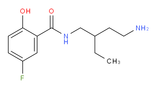 N-(4-amino-2-ethylbutyl)-5-fluoro-2-hydroxybenzamide