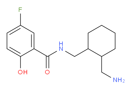 N-((2-(aminomethyl)cyclohexyl)methyl)-5-fluoro-2-hydroxybenzamide
