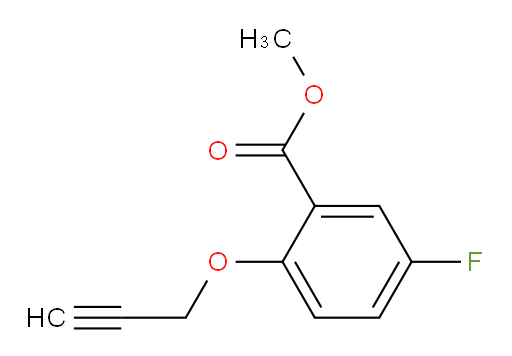 methyl 5-fluoro-2-(prop-2-yn-1-yloxy)benzoate