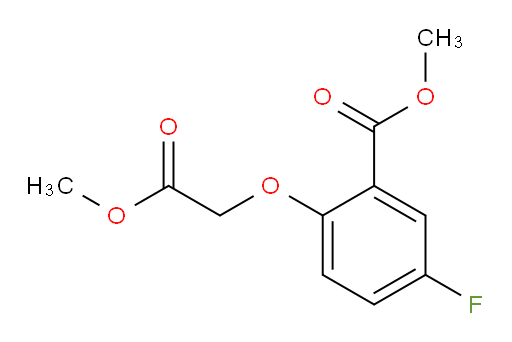 methyl 5-fluoro-2-(2-methoxy-2-oxoethoxy)benzoate