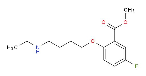 methyl 2-(4-(ethylamino)butoxy)-5-fluorobenzoate