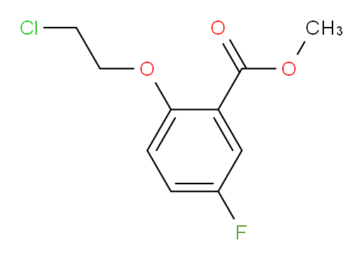 methyl 2-(2-chloroethoxy)-5-fluorobenzoate