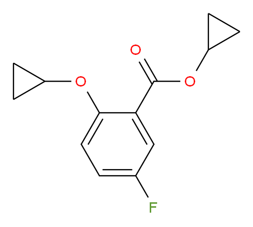 cyclopropyl 2-cyclopropoxy-5-fluorobenzoate