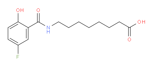 8-(5-fluoro-2-hydroxybenzamido)octanoic acid