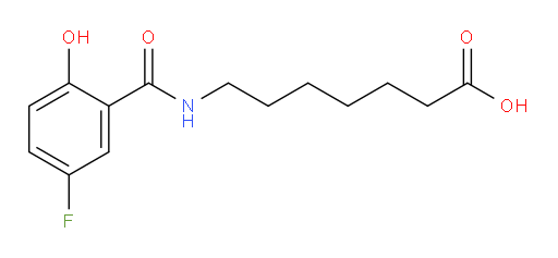 7-(5-fluoro-2-hydroxybenzamido)heptanoic acid