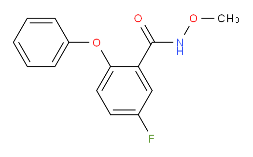 5-fluoro-N-methoxy-2-phenoxybenzamide