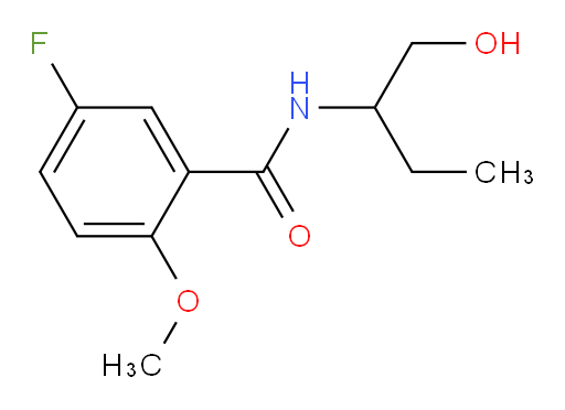 5-fluoro-N-(1-hydroxybutan-2-yl)-2-methoxybenzamide