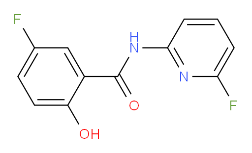 5-fluoro-N-(6-fluoropyridin-2-yl)-2-hydroxybenzamide
