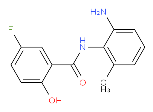 N-(2-amino-6-methylphenyl)-5-fluoro-2-hydroxybenzamide