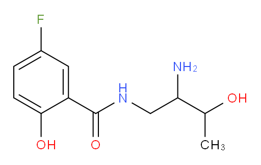 N-(2-amino-3-hydroxybutyl)-5-fluoro-2-hydroxybenzamide