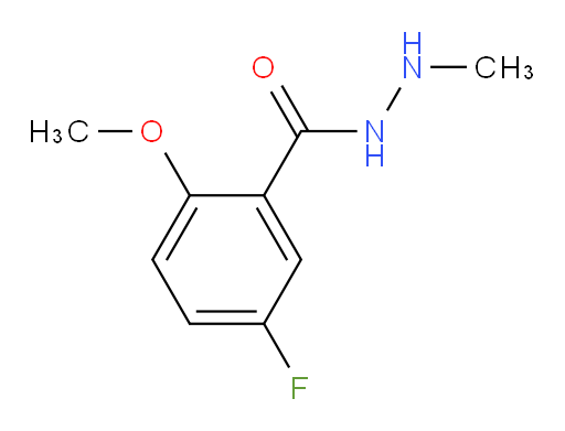 5-fluoro-2-methoxy-N'-methylbenzohydrazide