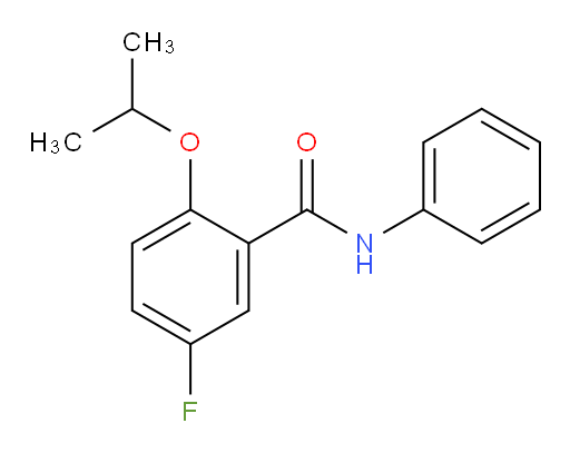 5-fluoro-2-isopropoxy-N-phenylbenzamide