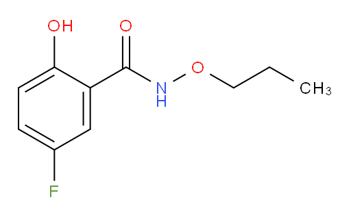 5-fluoro-2-hydroxy-N-propoxybenzamide