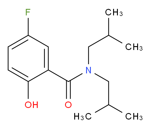 5-fluoro-2-hydroxy-N,N-diisobutylbenzamide