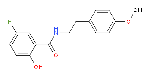 5-fluoro-2-hydroxy-N-(4-methoxyphenethyl)benzamide