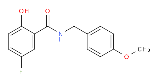 5-fluoro-2-hydroxy-N-(4-methoxybenzyl)benzamide
