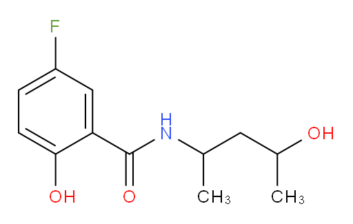 5-fluoro-2-hydroxy-N-(4-hydroxypentan-2-yl)benzamide