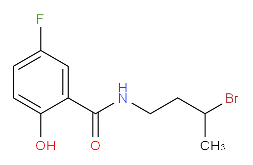 N-(3-bromobutyl)-5-fluoro-2-hydroxybenzamide