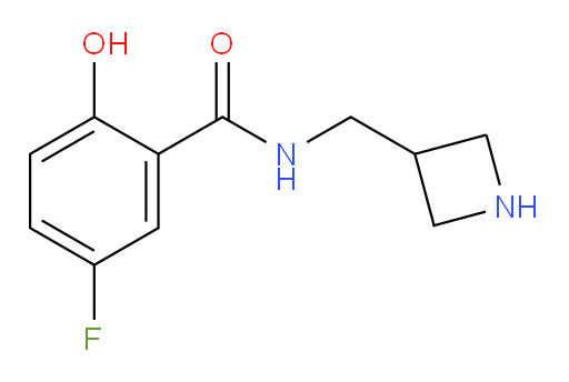 N-(azetidin-3-ylmethyl)-5-fluoro-2-hydroxybenzamide