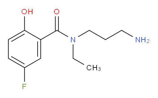 N-(3-aminopropyl)-N-ethyl-5-fluoro-2-hydroxybenzamide