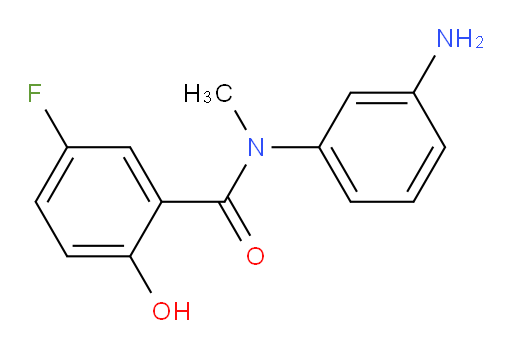 N-(3-aminophenyl)-5-fluoro-2-hydroxy-N-methylbenzamide