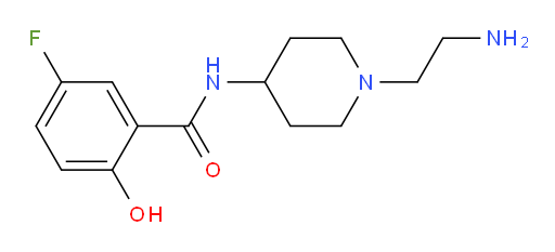 N-(1-(2-aminoethyl)piperidin-4-yl)-5-fluoro-2-hydroxybenzamide