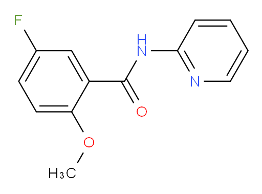 5-fluoro-2-methoxy-N-(pyridin-2-yl)benzamide