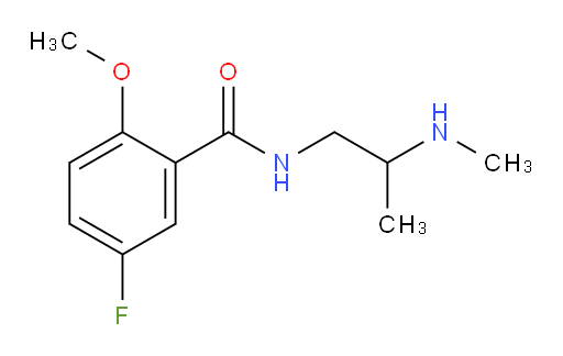 5-fluoro-2-methoxy-N-(2-(methylamino)propyl)benzamide