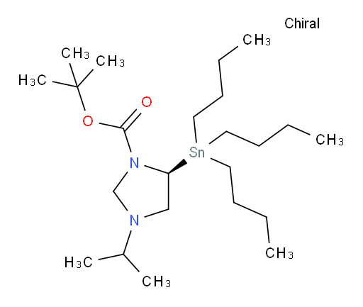 (S)-tert-butyl 3-isopropyl-5-(tributylstannyl)imidazolidine-1-carboxylate