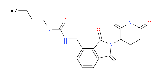 1-butyl-3-((2-(2,6-dioxopiperidin-3-yl)-1,3-dioxoisoindolin-4-yl)methyl)urea