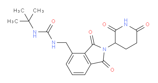 1-(tert-butyl)-3-((2-(2,6-dioxopiperidin-3-yl)-1,3-dioxoisoindolin-4-yl)methyl)urea