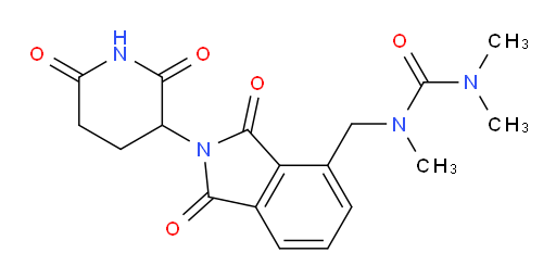 1-((2-(2,6-dioxopiperidin-3-yl)-1,3-dioxoisoindolin-4-yl)methyl)-1,3,3-trimethylurea