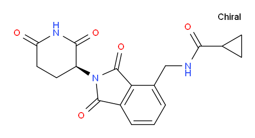 (S)-N-((2-(2,6-dioxopiperidin-3-yl)-1,3-dioxoisoindolin-4-yl)methyl)cyclopropanecarboxamide
