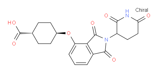 (1r,4r)-4-((2-(2,6-dioxopiperidin-3-yl)-1,3-dioxoisoindolin-4-yl)oxy)cyclohexanecarboxylic acid