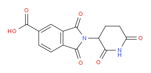 2-(2,6-dioxopiperidin-3-yl)-1,3-dioxoisoindoline-5-carboxylic acid