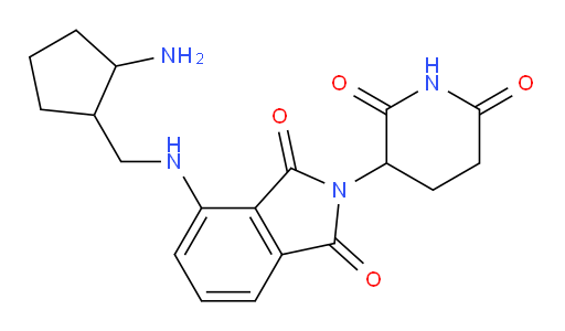 4-(((2-aminocyclopentyl)methyl)amino)-2-(2,6-dioxopiperidin-3-yl)isoindoline-1,3-dione