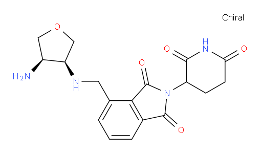 4-((((3S,4R)-4-aminotetrahydrofuran-3-yl)amino)methyl)-2-(2,6-dioxopiperidin-3-yl)isoindoline-1,3-dione