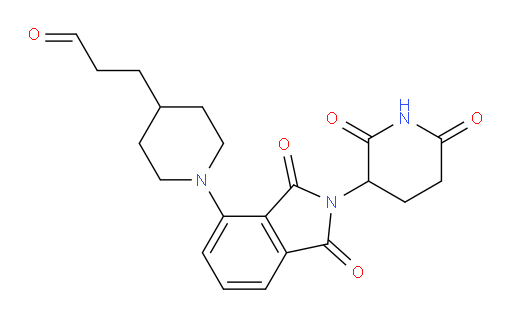 3-(1-(2-(2,6-dioxopiperidin-3-yl)-1,3-dioxoisoindolin-4-yl)piperidin-4-yl)propanal