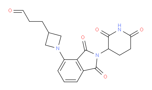 3-(1-(2-(2,6-dioxopiperidin-3-yl)-1,3-dioxoisoindolin-4-yl)azetidin-3-yl)propanal